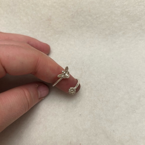 Alex and Ani Flower and Bee Ring - Picture 3 of 4
